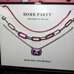 LUXE LAYERS “Be Bold, Be Brave and Brilliant” necklace set